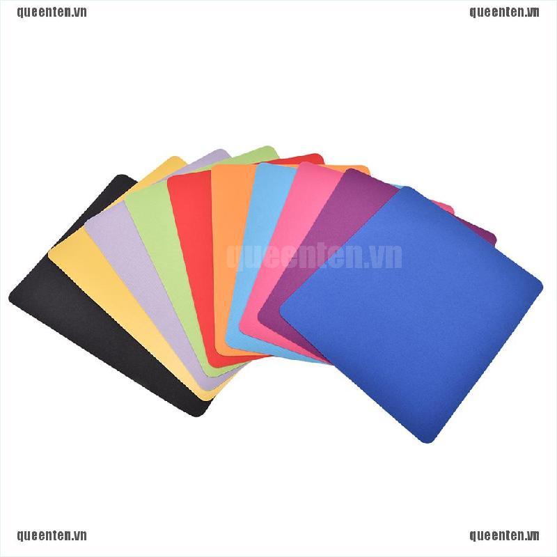Hot 21.5 x 17.5cm Gaming PC Laptop Mouse Pad Anti-Slip Solid Color Rectangle Mat QUVN