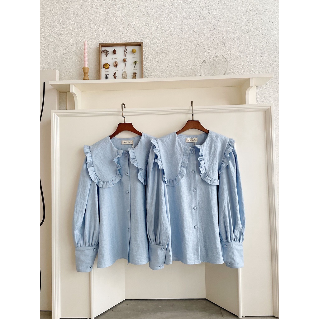 TUBYCATU | Áo sơ mi cổ bèo 5 màu | BigBuy360 - bigbuy360.vn