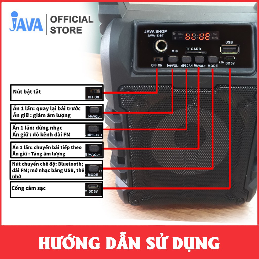 [Mã ELFLASH3 hoàn 10K xu đơn 20K] [TẶNG 1 HOẶC 2 MIC KARAOKE CÓ VANG 100K] Loa Kẹo Kéo Karaoke Bluetooth Mini - vi tính | BigBuy360 - bigbuy360.vn