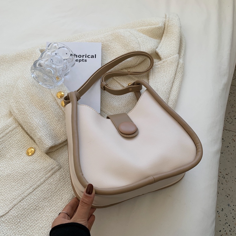 Túi đeo vai IELGY màu sắc tương phản thời trang cho nữ