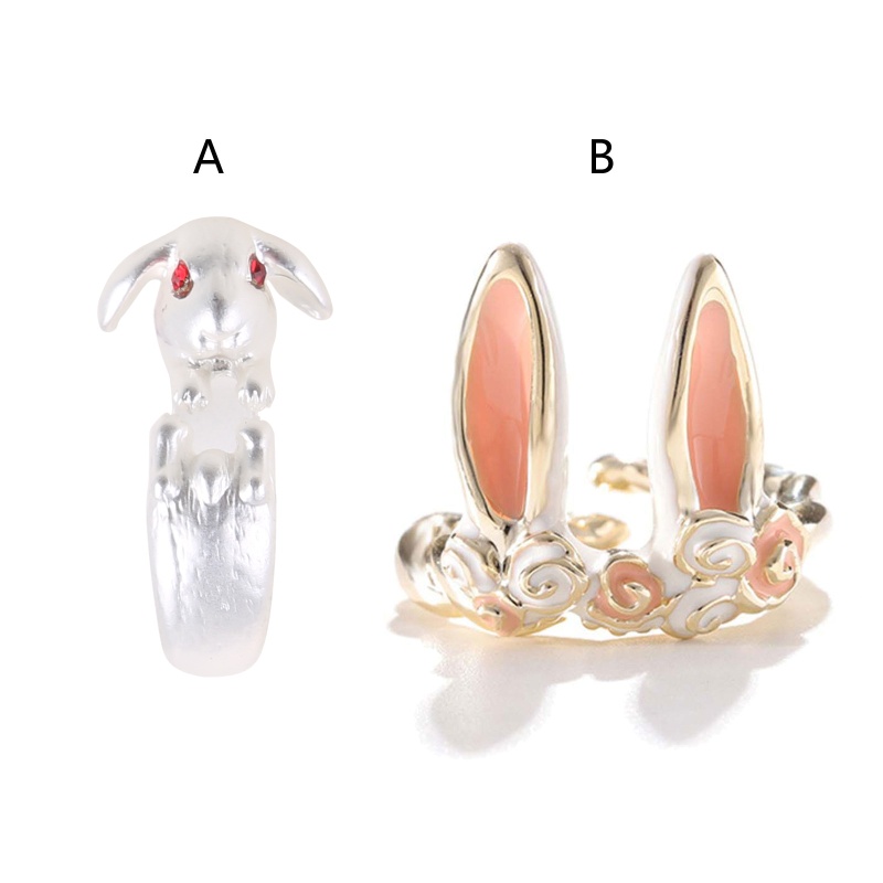 Nhẫn Hở Hình Tai Thỏ Dễ Thương Cho Bé Gái