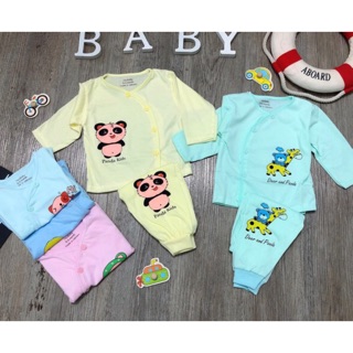 Bộ dài tay sơ sinh họa tiết Noubaby