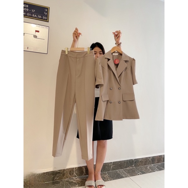 Set vest G381 nhiều màu đi chơi hay công sở đều đẹp có đủ size - GEM Fashion