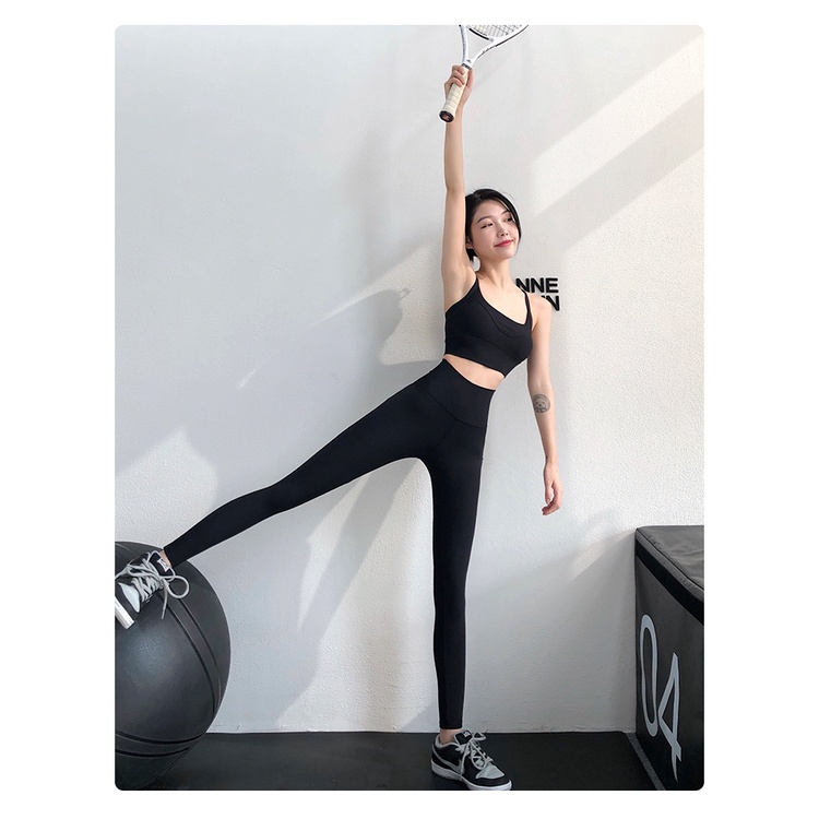 Quần legging ANRAN vải thông thoáng thấm hút khô nhanh thời trang