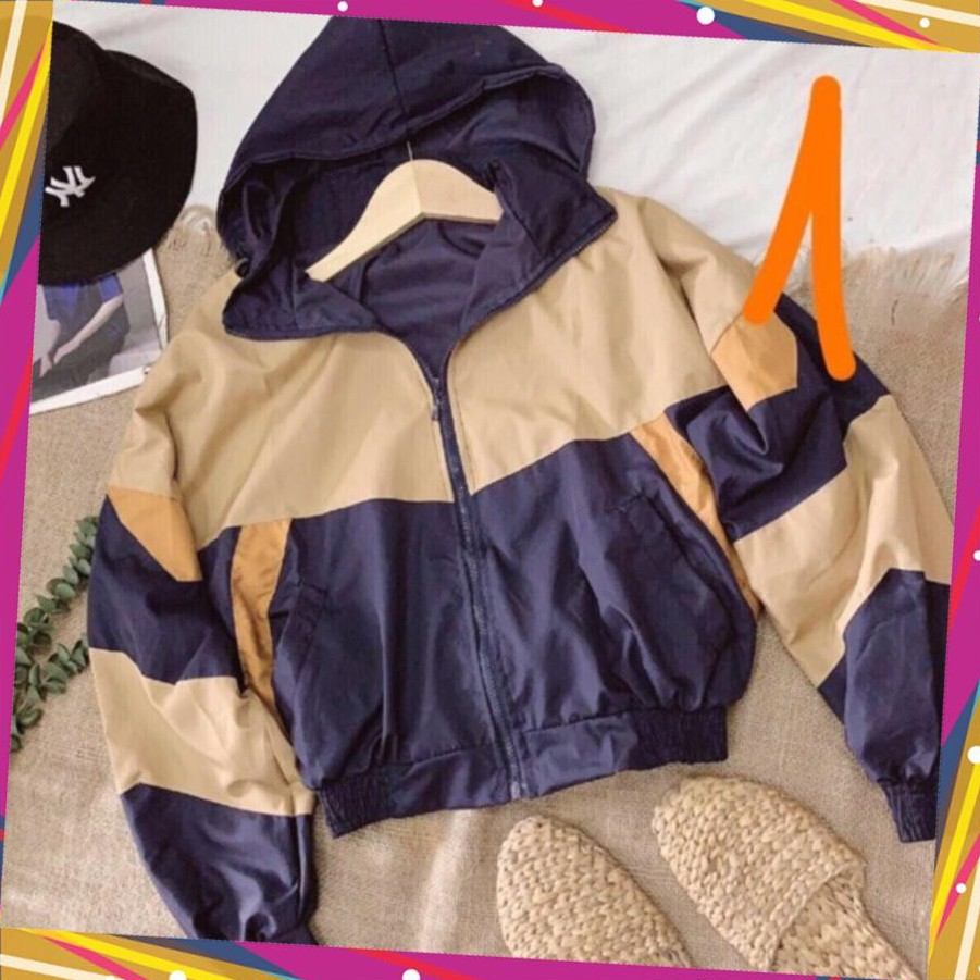 Áo khoác gió Nữ Ulzzang form rộng Năng Động M604