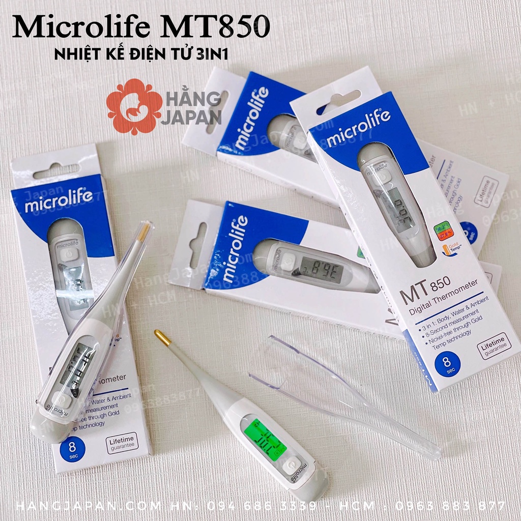 Nhiệt kế điện tử Microlife MT850 - Đo sữa, nhiệt độ phòng, nhiệt độ cơ thể