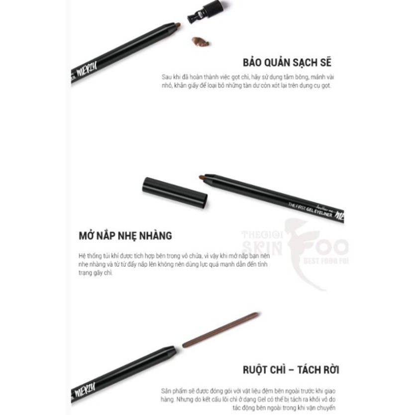 Chì Kẻ Mắt Lâu Trôi Merzy Another Me The First Gel Eyeliner 0.5g E2