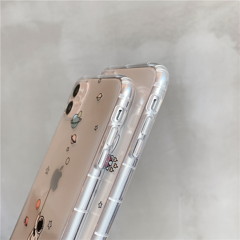 Ốp điện thoại trong suốt họa tiết phi hành gia Iphone 12 Pro Max 12 Mini 11 Pro Max X Xr Xs Max 8 7 Plus | BigBuy360 - bigbuy360.vn