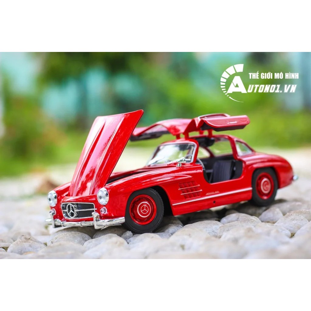 MÔ HÌNH MERCEDES BENZ 300 SL 1954 RED 1:24 WELLY 7021