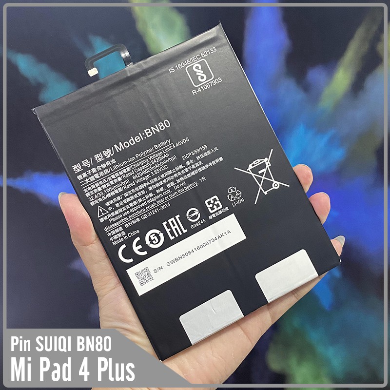 Pin thay thế cho Xiaomi Mi Pad 4 Plus - BN80