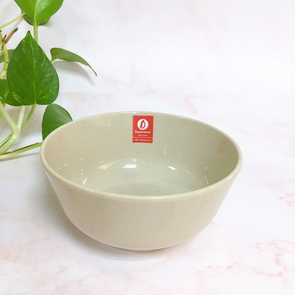 Bát Cơm SUPERWARE Nhựa Phíp 100% Melamine Nâu Đá - Stone