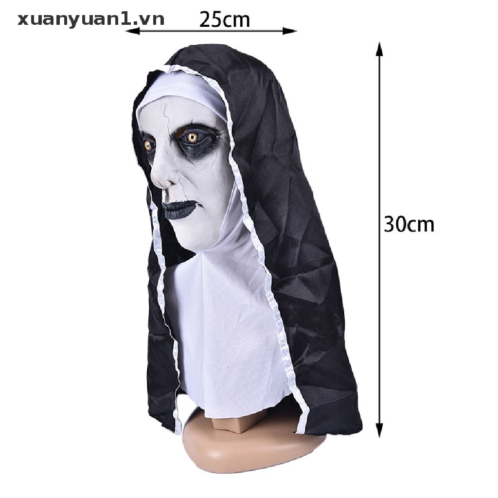 Mặt Nạ Latex Hình Kinh Dị Kèm Băng Đô Hóa Trang Halloween