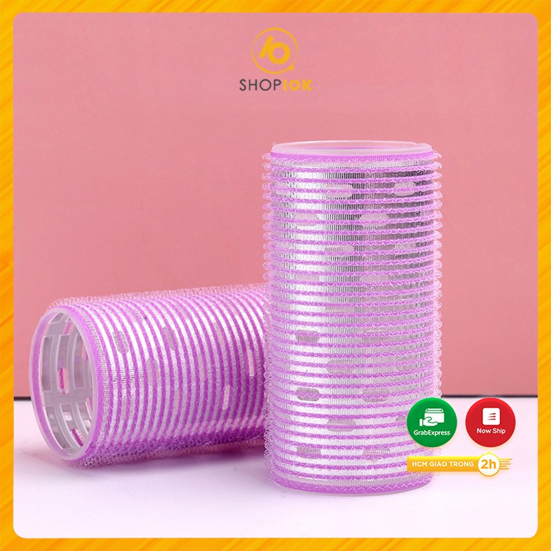 (SALE) Lô uốn tóc lõi nhựa dài tự dính kích thước 12cm*5cm SHOP10KHCM- SP005260