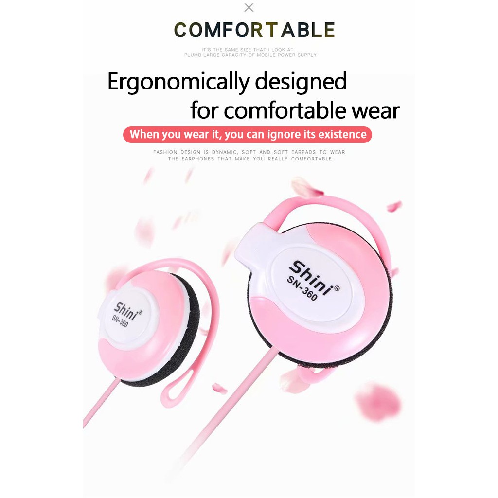 Tai Nghe MóC Tai 3.5mm Có Dây VớI Mic ChấT LượNg Cao Cho ĐiệN ThoạI Pc Mp3