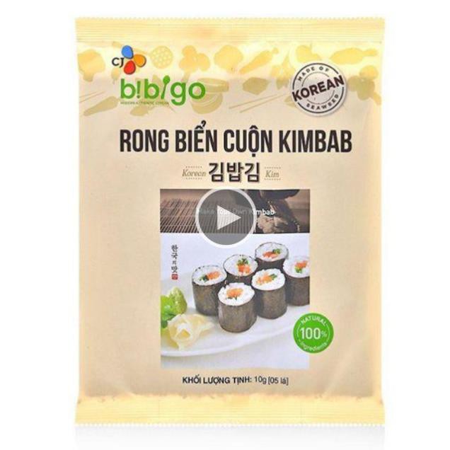 Rong biển cuộn KimBap 10 lá 24g Healthy