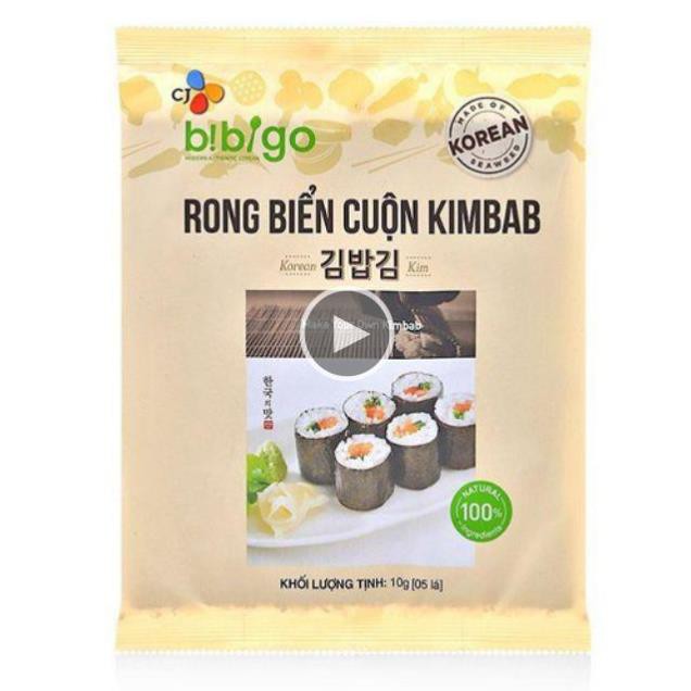 Rong biển cuộn KimBap 10g - Healthy