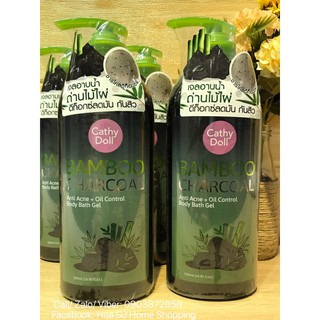 SỮA TẮM CHIẾT XUẤT THAN TRE CATHY DOLL BAMBOO CHARCOAL 500ML: