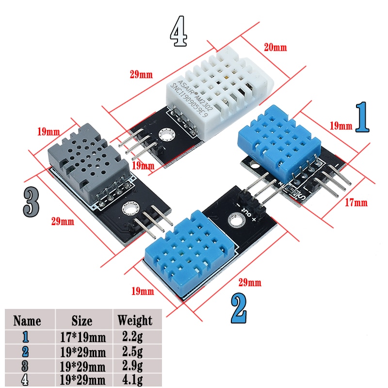 SENSOR Mô-Đun Cảm Biến Độ Ẩm Nhiệt Độ Kỹ Thuật Số Ky-015 Dht11 Dht22 Dht-11 Cho Arduino