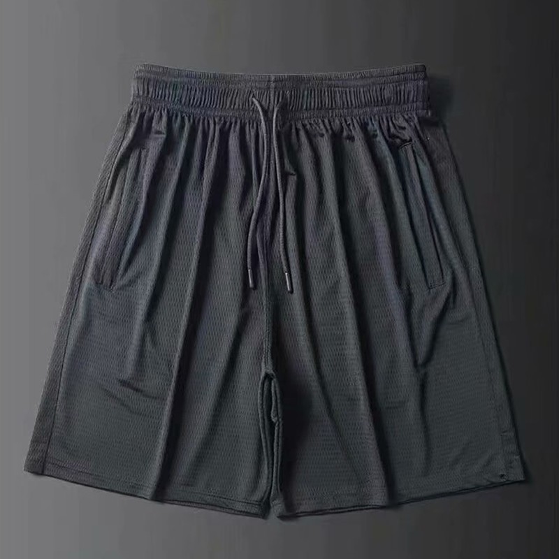 Size M-8XL Mesh quick-drying sports shorts male ice silk running fitness casual pants summer ventilation thin loose pants shorts