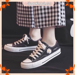 Giày thể thao/Sneakers hoa cúc thấp cổ mới