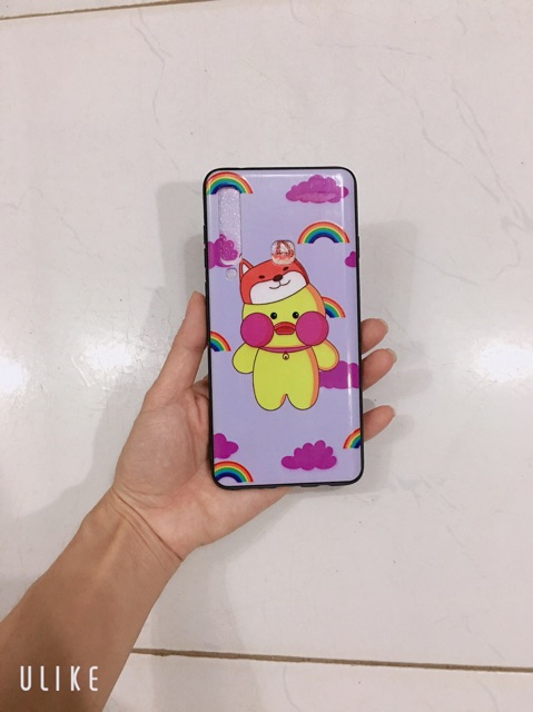 Ốp lưng sam sung A9 (2018) nền tím