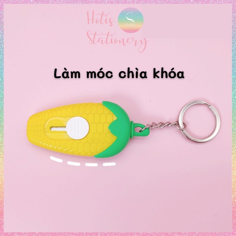 [HOTIS] Dao rọc giấy rau củ hoa quả có thể gắn móc chìa khóa - Nhiều mẫu