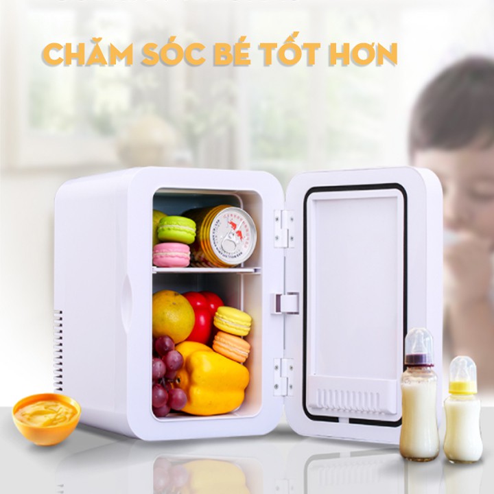 Tủ lạnh mini, tủ lạnh oto 22L cao cấp sử dụng được điện áp 220V và 12v  Tủ Bảo quản mỹ phẩm cao cấp - BH 12 tháng