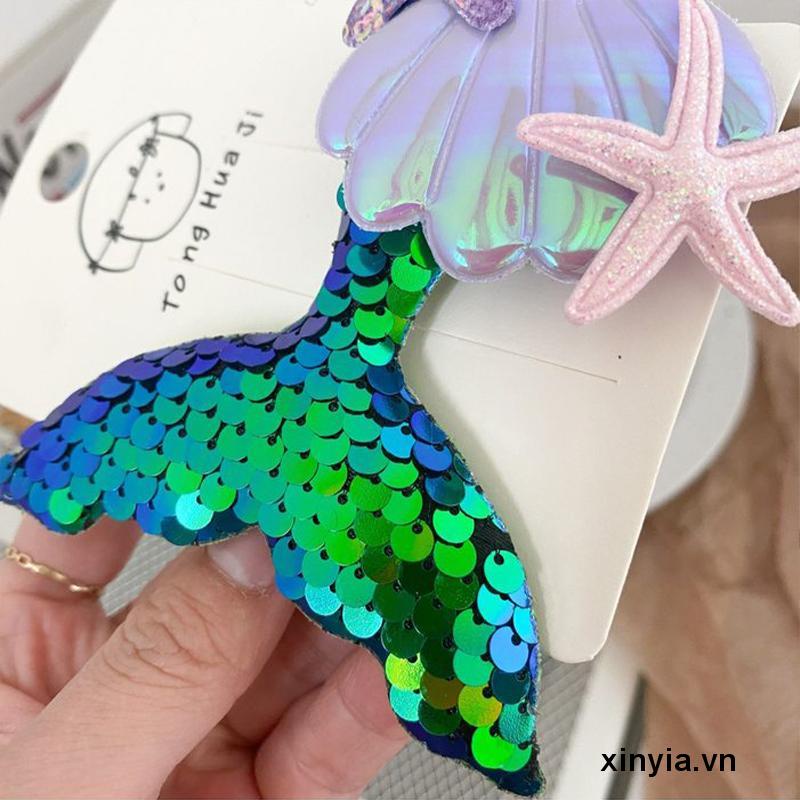 Kẹp Tóc Hình Đuôi Nàng Tiên Cá Dễ Thương Dành Cho Bé Gái