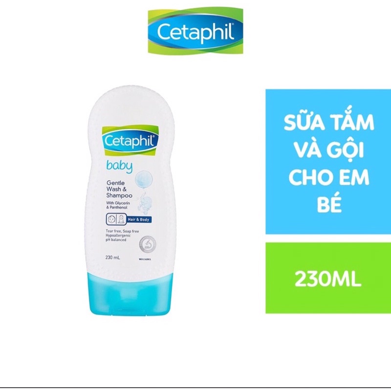 Centaphil Sữa Tắm Và Gội 2 Trong 1 Cho Bé 230ml