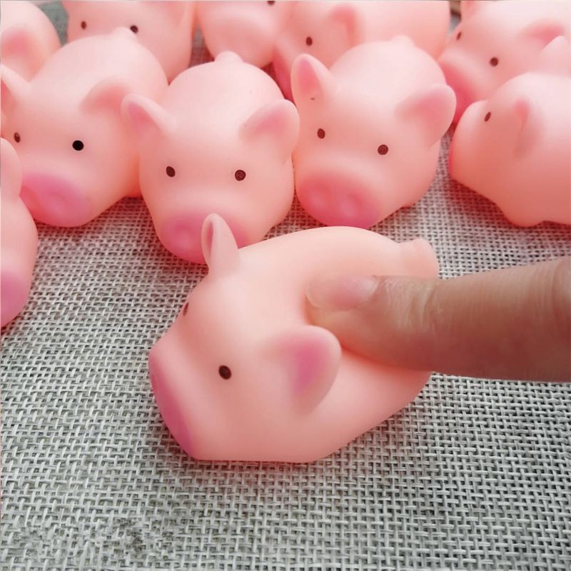 Đồ chơi bóp tay hình heo con dễ thương vui nhộn cho bé