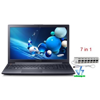 Hub chia 7 cổng usb có công tấc