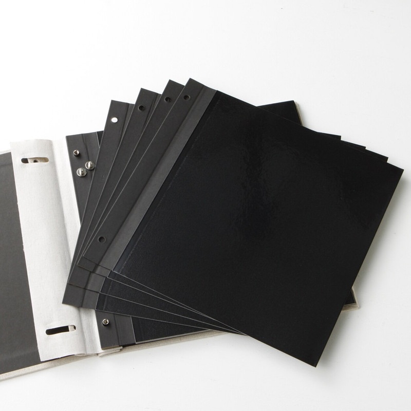 Muji Album Bìa Cotton Vuông - Ecru