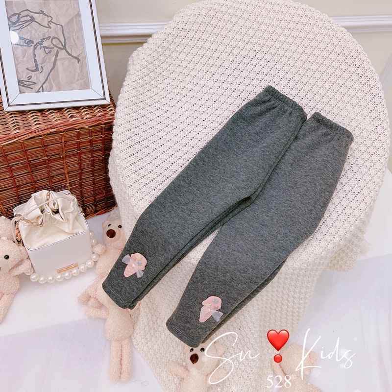 SIZE 8-26kg: Quần legging lót lông siêu ấm cho bé gái - QLLL