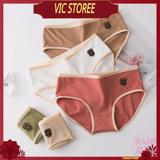 Combo 5 quần lót nữ cotton trơn nhiều màu sắc trang nhã QLS040 (5 Màu Hoặc inbox chọn màu)