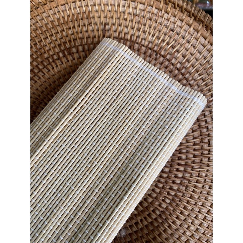 Mành tre cuốn sushi kimbab mành tre trải bàn mành  decor( loại đan kĩ có ảnh thật so sánh) | BigBuy360 - bigbuy360.vn