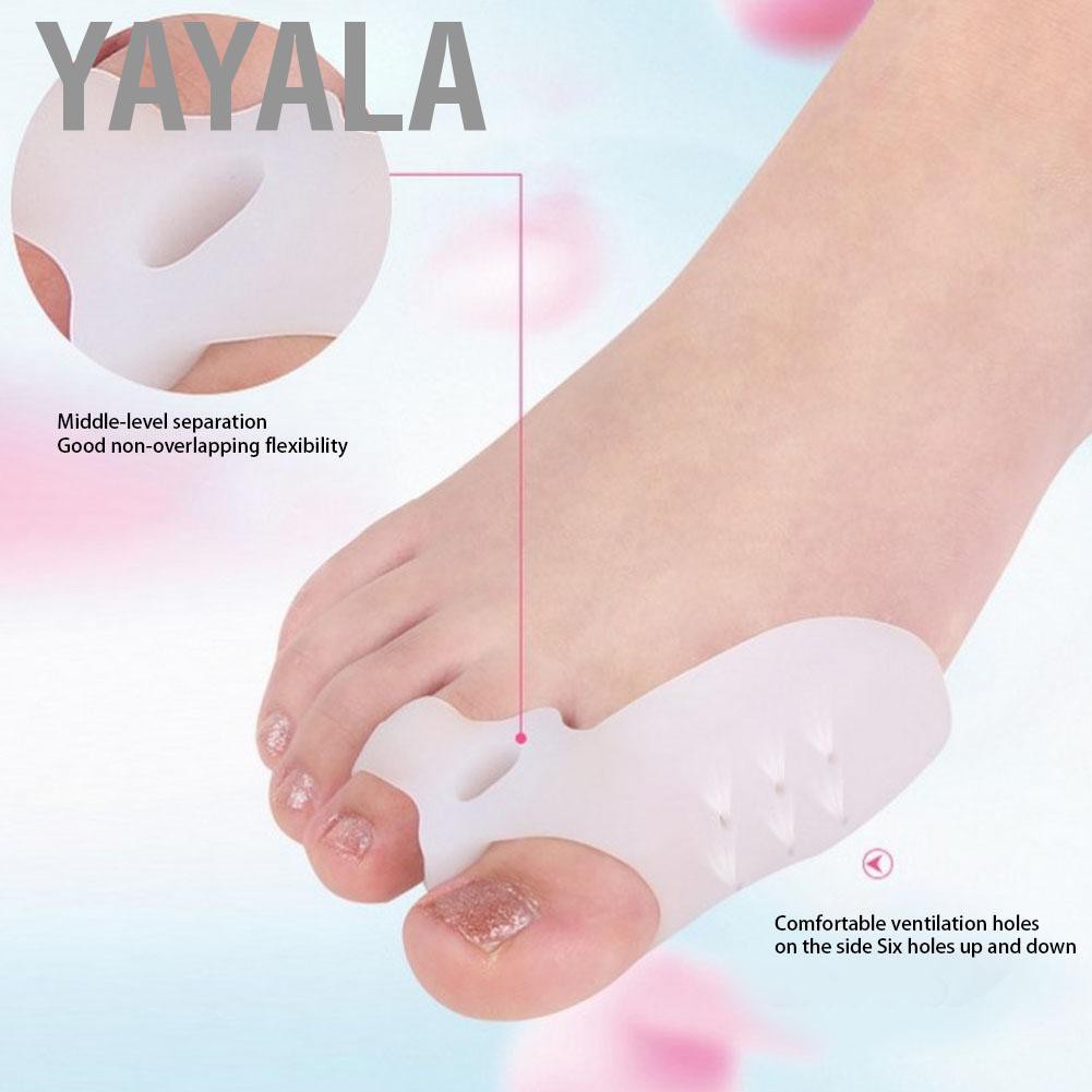 (Hàng Mới Về) Đai Silicone Chỉnh Hình Ngón Chân Cái Bị Vẹo Ngón Chân Cái | BigBuy360 - bigbuy360.vn