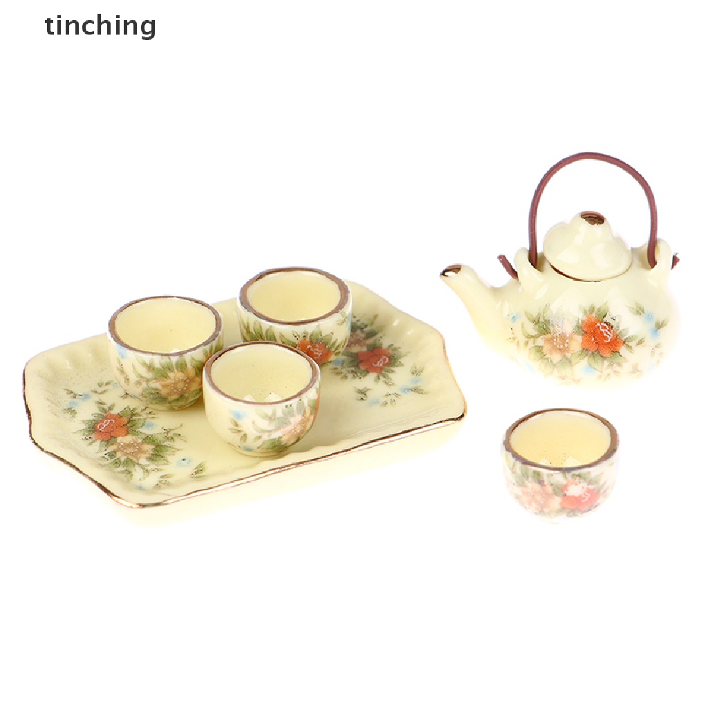 Bộ 6 Ly Trà Đồ Chơi Búp Bê Mới Với Tỷ Lệ 1: 12