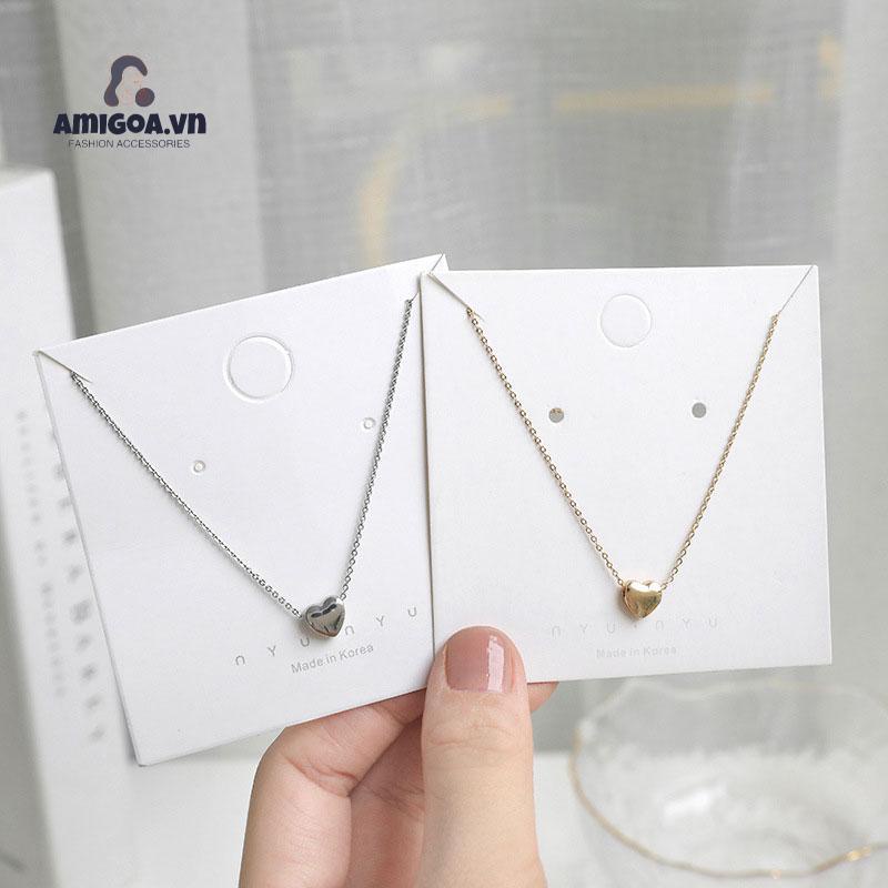 ✨✨ Vòng cổ ngắn mặt trái tim nhỏ đáng yêu thời trang cho nữ