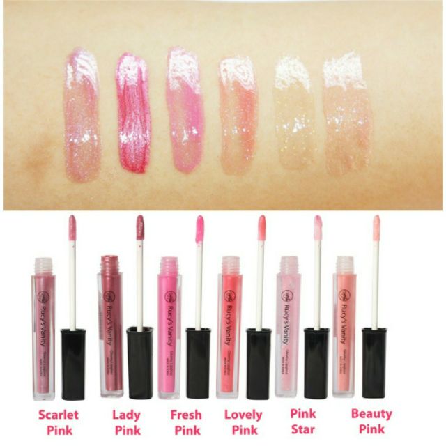 Son bóng Rucy' Vanity Gleamy Lipgloss Hàn Quốc Chính hãng