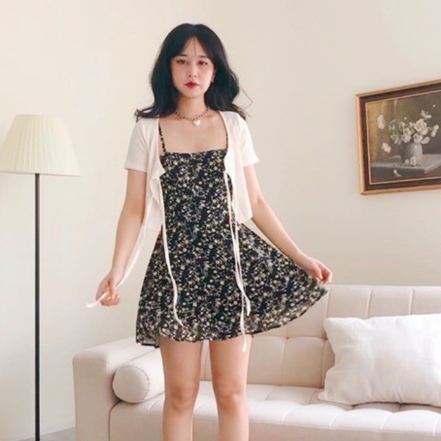 [Mã SKAMFA06 giảm 10% tối đa 50K đơn 0Đ] Naked By V - Váy hoa nhí chiffon Bara Dress | BigBuy360 - bigbuy360.vn