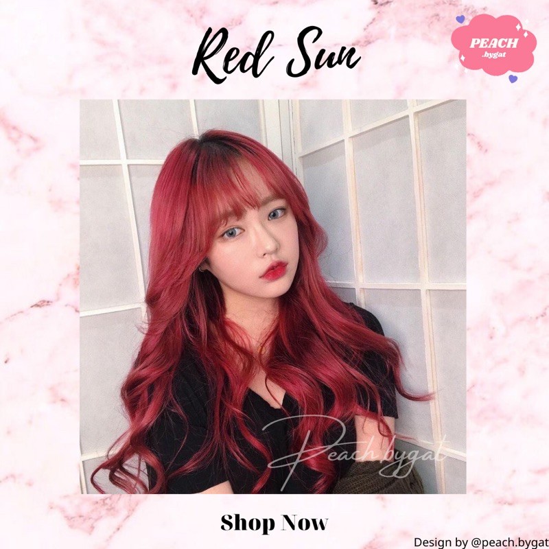 Thuốc nhuộm Đỏ mặt trời “IG:peach.bygat,peach.bygat,peach.bygat” | BigBuy360 - bigbuy360.vn