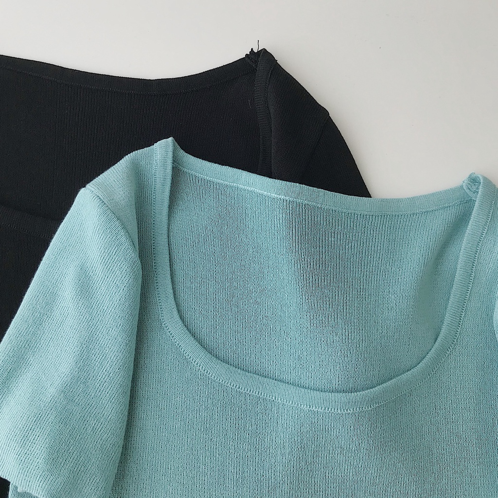 Áo Thun Croptop Nữ JEM CLOSET Thiết Kế Vát Chéo Cá Tính Lên Form Xinh KAVA 10403