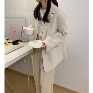 Áo blazer dáng suông basic 21811 CHERRYCOCO
