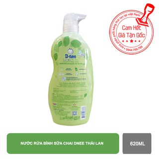 [Mẫu Mới] Nước rửa bình sữa Dnee chai 620ml