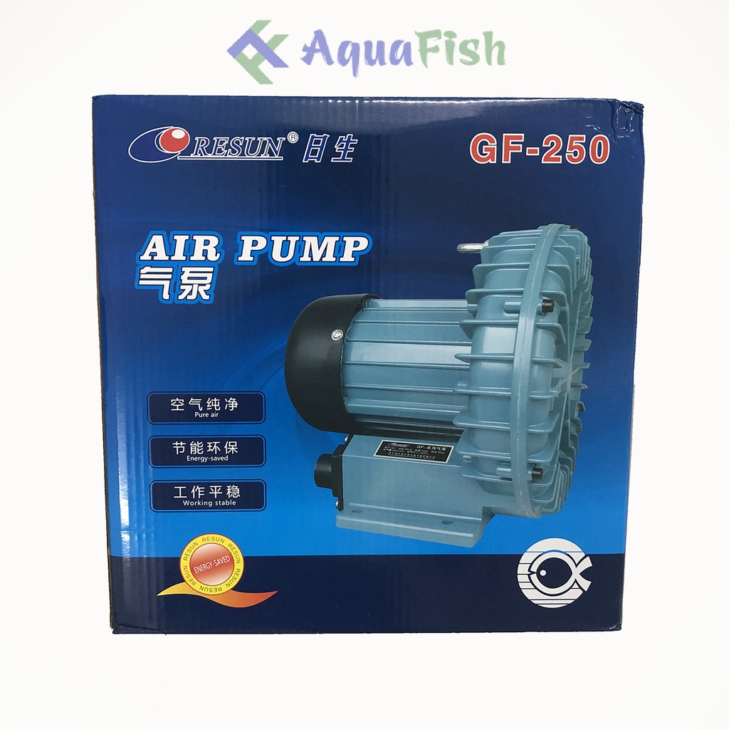 Máy sủi khí oxy Resun GF250 (máy sủi cánh quạt chuyên dụng cho bể hải sản)