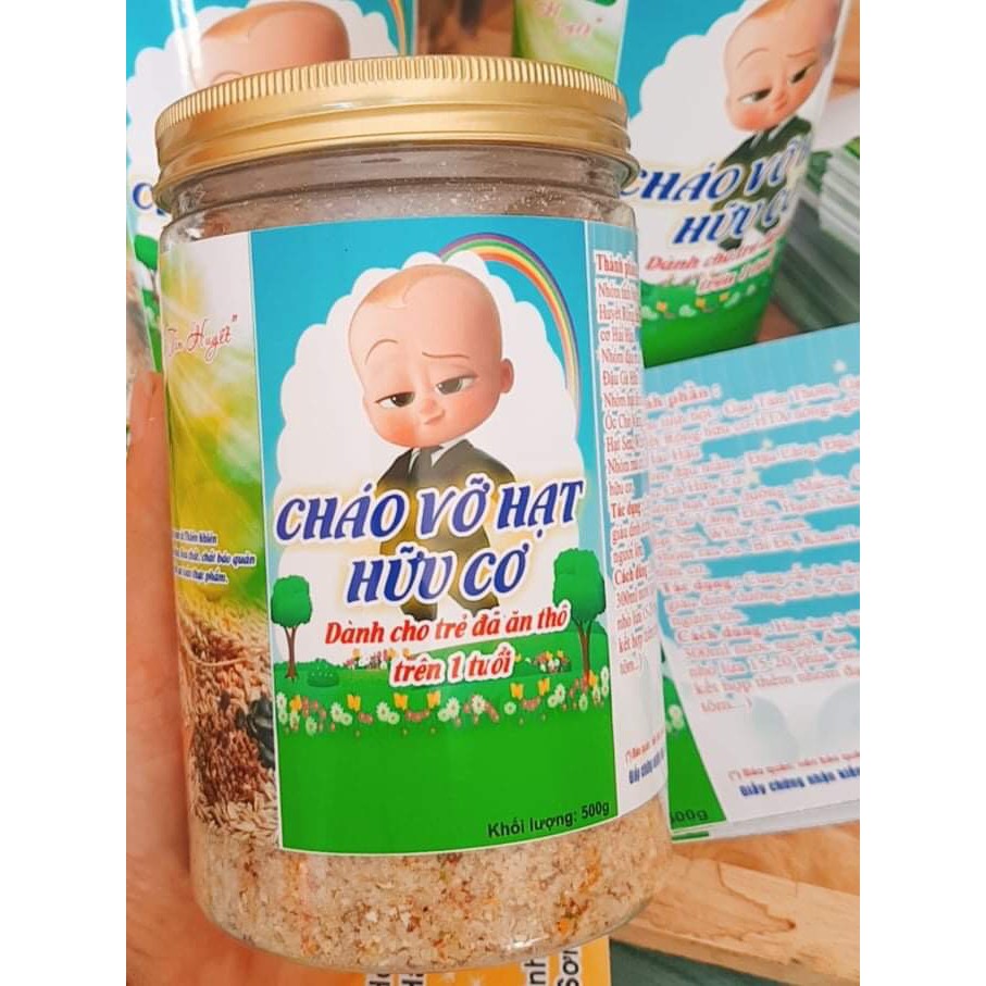 {Quà tặng sốc} CHÁO HẠT VỠ DÀNH CHO BÉ TRÊN 1 TUỐI (500G)