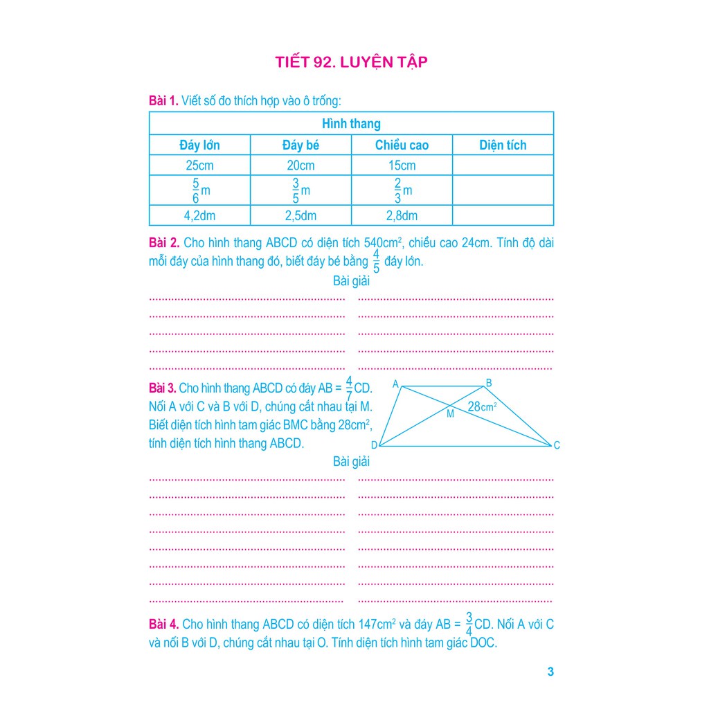 Sách: Vở Bài Tập Toán Nâng Cao Lớp 5 - Tập 2