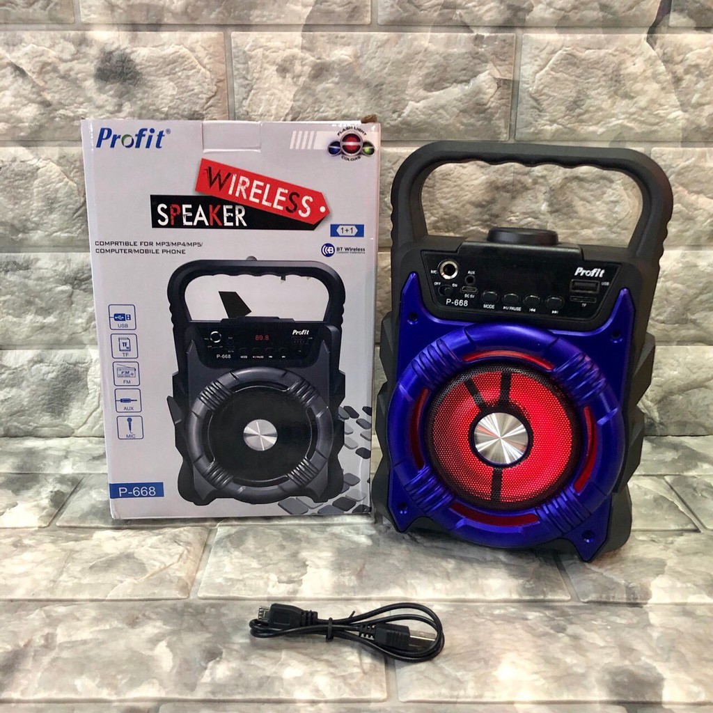 Loa Karaoke p668 Kèm Mic Hát Nghe Nhạc Cực To