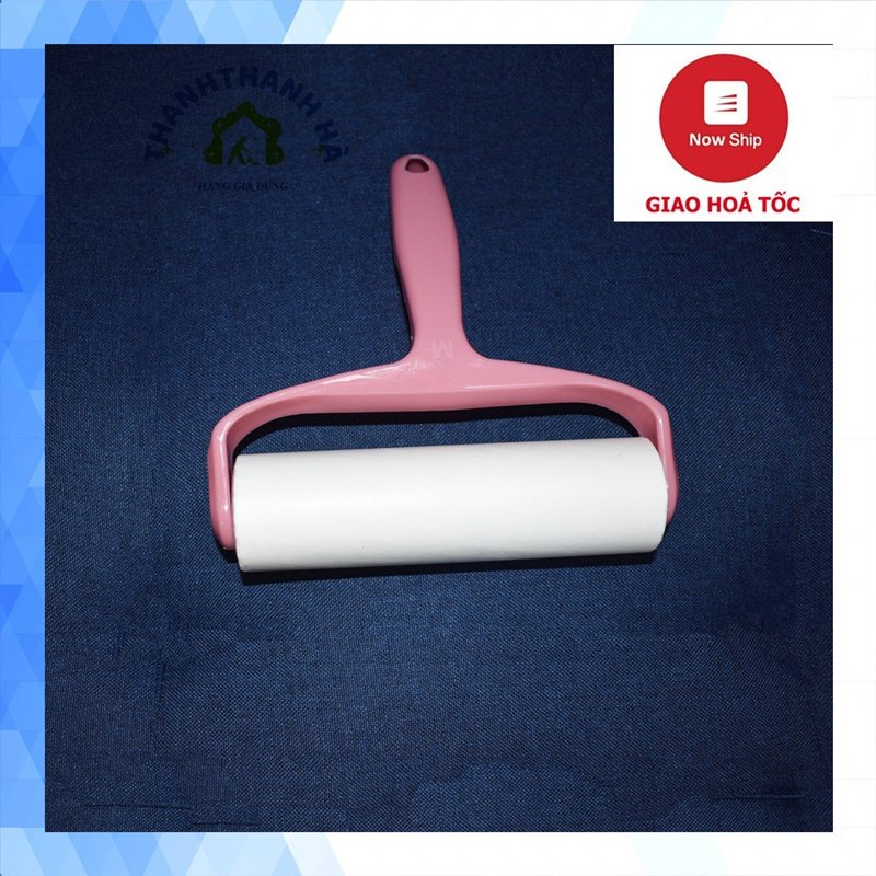 Cây Lăn Bụi Giường, Chăn Mền, Quần Áo, Lăn Lông Thú Cưng, Có Lõi Thay Thế 16cm, cán hồng.