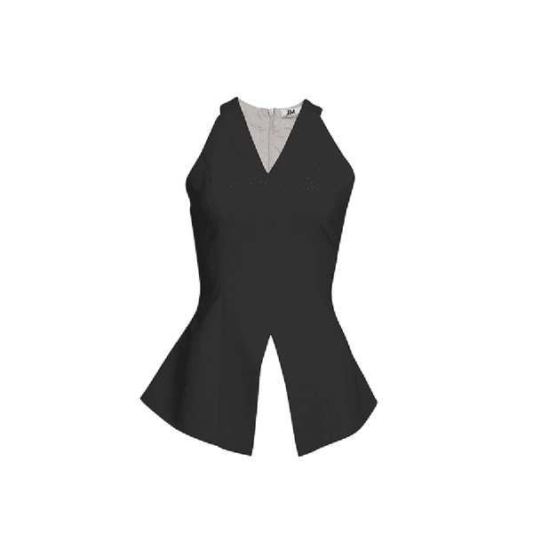 Áo JM Dress Desgin sát nách cổ V 2T25.2204KT
